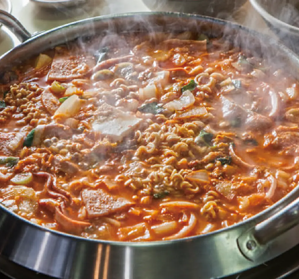 部隊チゲ　プテチゲ鍋