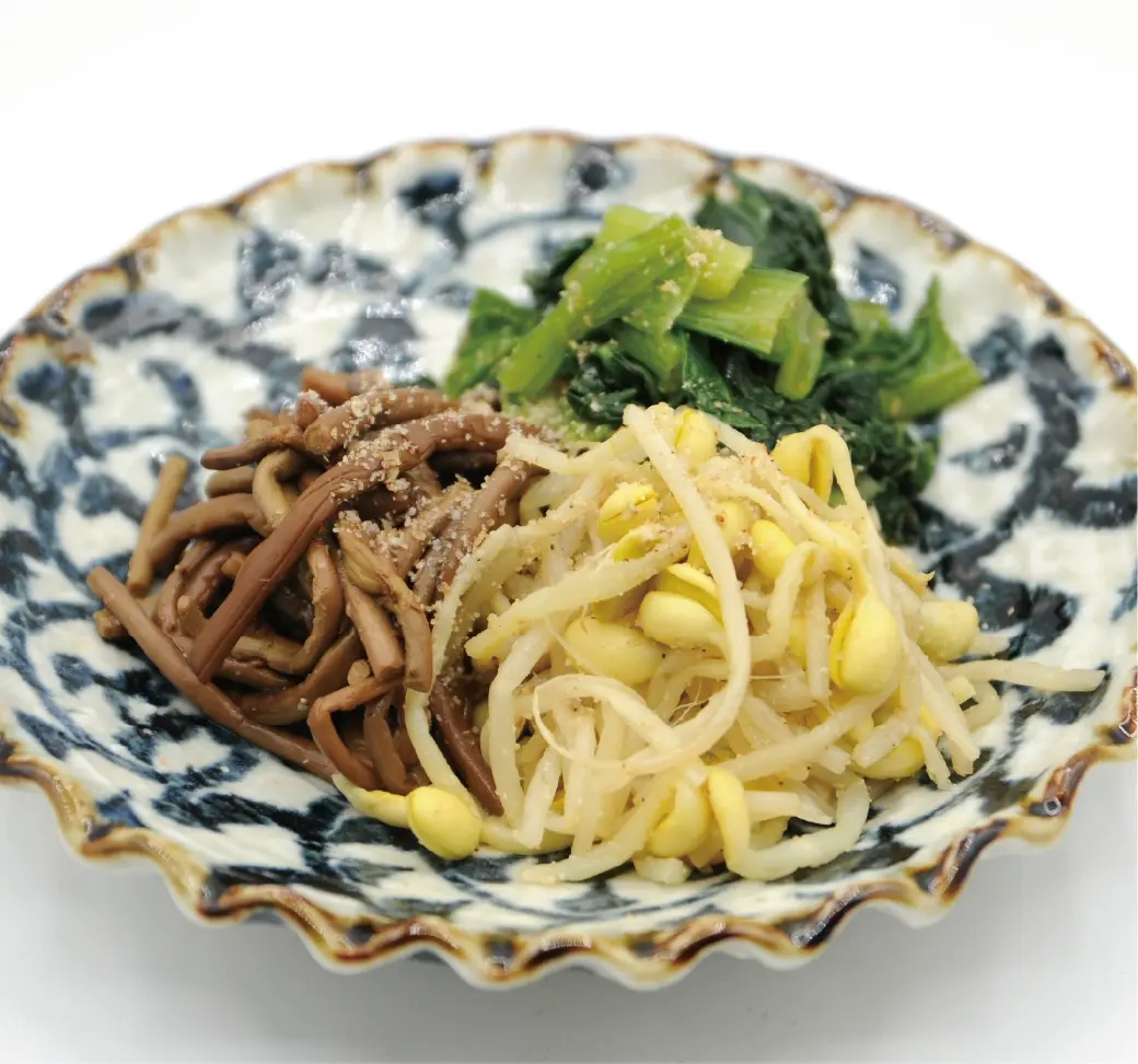 ナムルの三種盛り